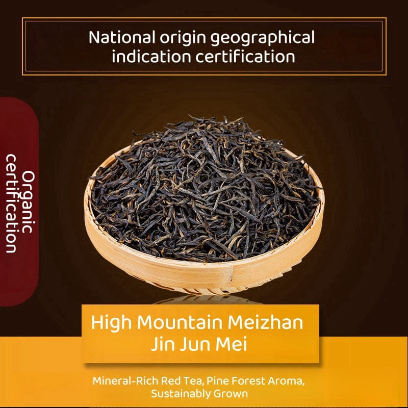 Wuyi Jin Jun Mei Black Tea - Chinese Red Tea, Organic Loose Leaf
