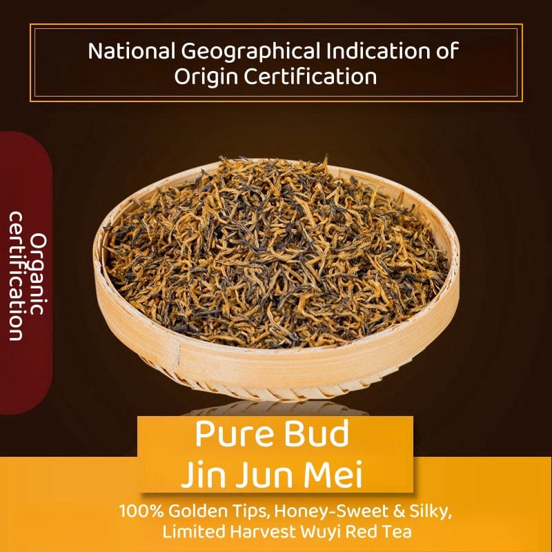 Wuyi Jin Jun Mei Black Tea  - Chinese Red Tea,  Organic Loose Leaf