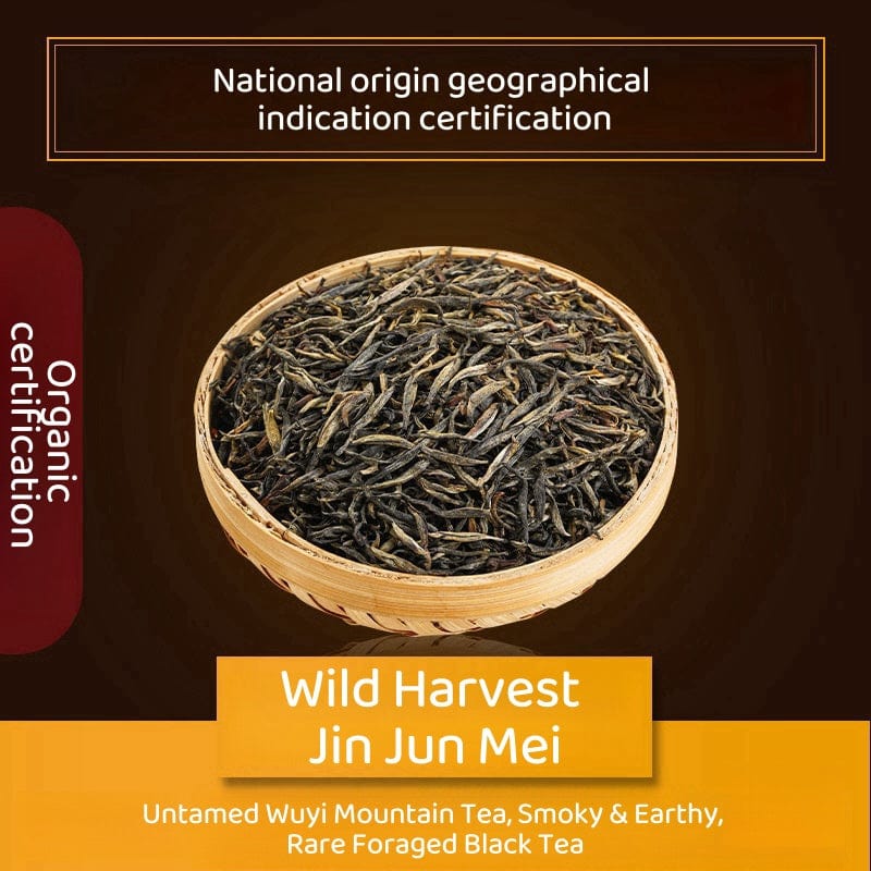 Wuyi Jin Jun Mei Black Tea  - Chinese Red Tea,  Organic Loose Leaf