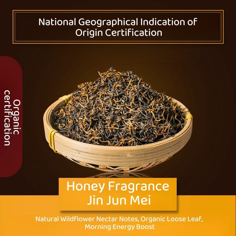 Wuyi Jin Jun Mei Black Tea  - Chinese Red Tea,  Organic Loose Leaf