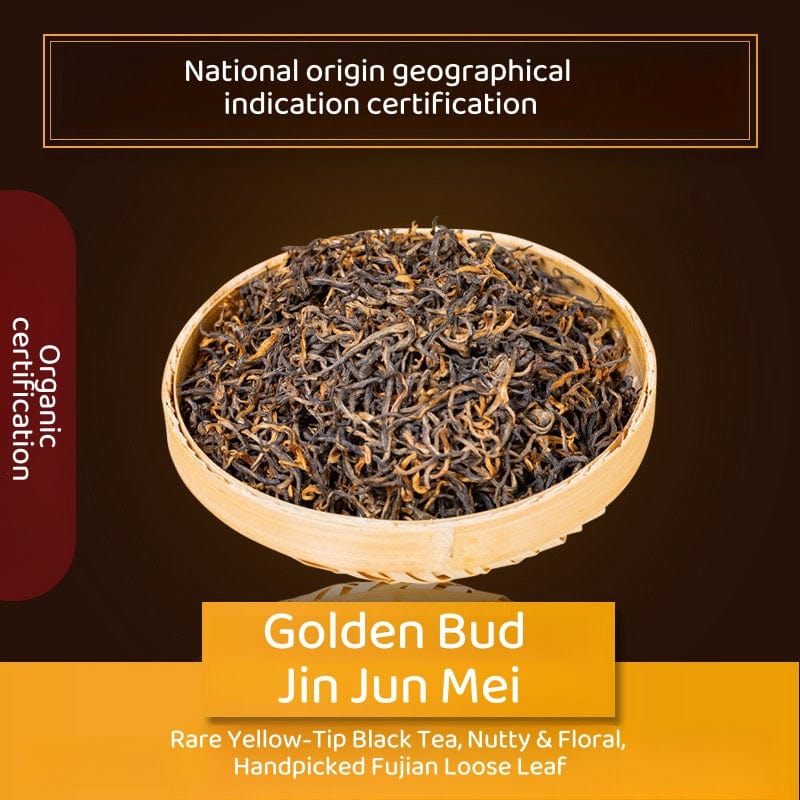 Wuyi Jin Jun Mei Black Tea  - Chinese Red Tea,  Organic Loose Leaf